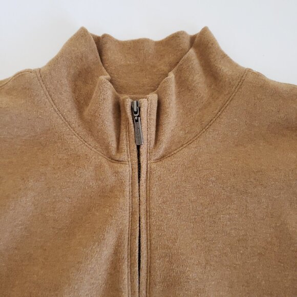 Carnoustie Golf Sweater Vest 1/4 Zip Brown L Pullover Play 54 Invitational LIV - Picture 8 of 10